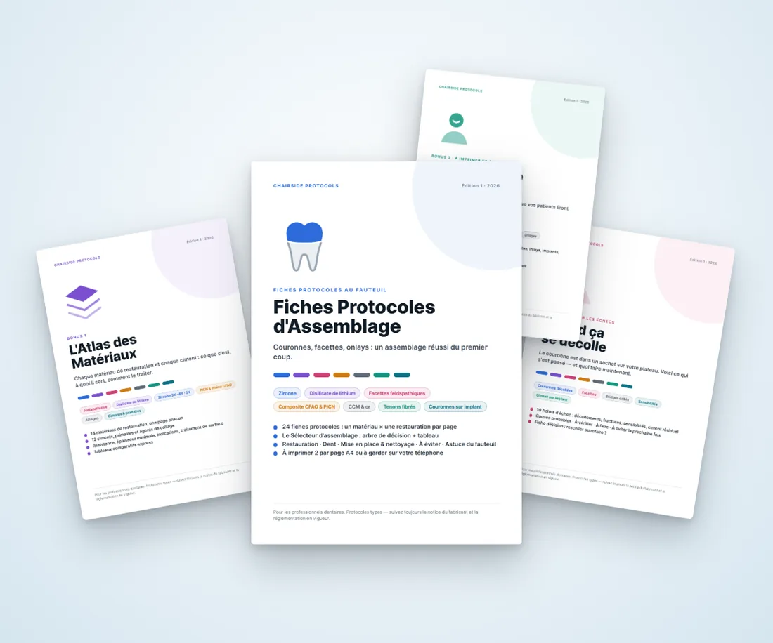 Fiches Protocoles d'Assemblage avec ses trois bonus